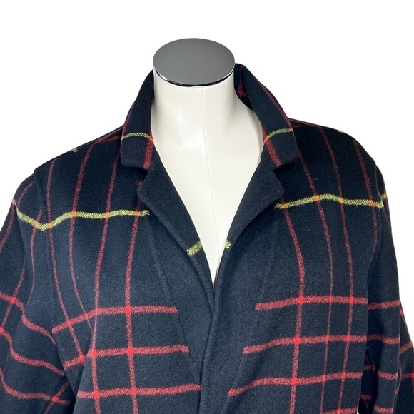 RAG & BONE Bree Reversible Raglan Wool Coat Women's Size 10 - Picture 11 of 16